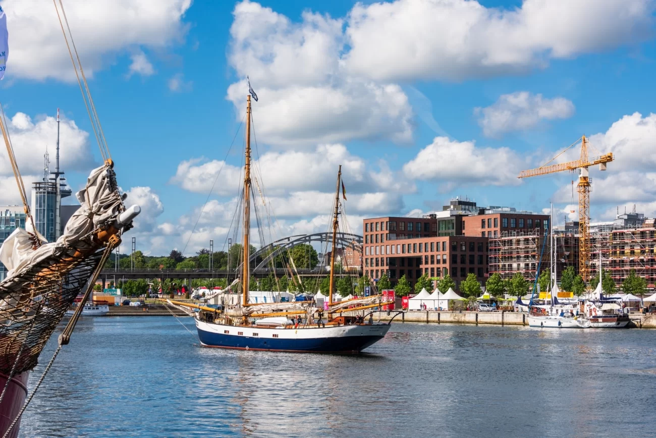 Baltic Star wpływa do portu.